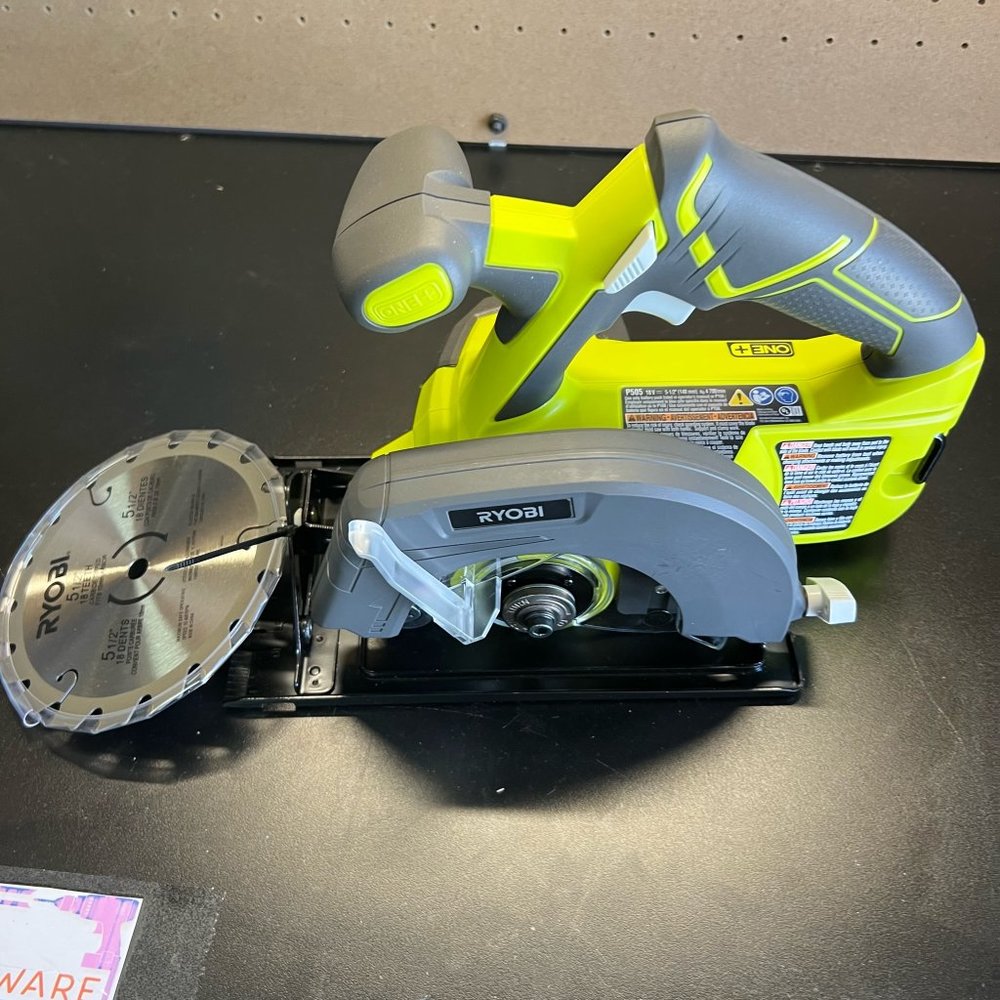 🆕 Ryobi P505 18 V Lithium Ion Battery Cordless 5 1/2 Inch Circular Saw